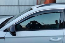 Skoda Karoq 2018– Vindafvisere med kromliste (4 stk., HIC) foto 4