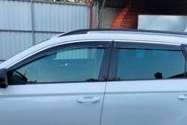 Skoda Karoq 2018– Vindafvisere med kromliste (4 stk., HIC) foto 6