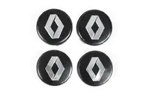 Renault Fælgcenterkapsler sorte 5888 (60 mm til 56 mm, 4 stk.) foto 2