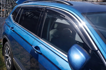 Volkswagen Tiguan 2016–2023 Vindafvisere Allspace LWB (4 stk., HIC) foto 1