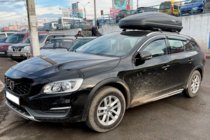 Volvo V60 2011–2018 Vindafvisere med kromliste (4 stk., HIC) foto 1