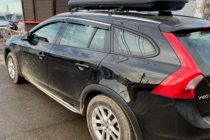 Volvo V60 2011–2018 Vindafvisere med kromliste (4 stk., HIC) foto 2