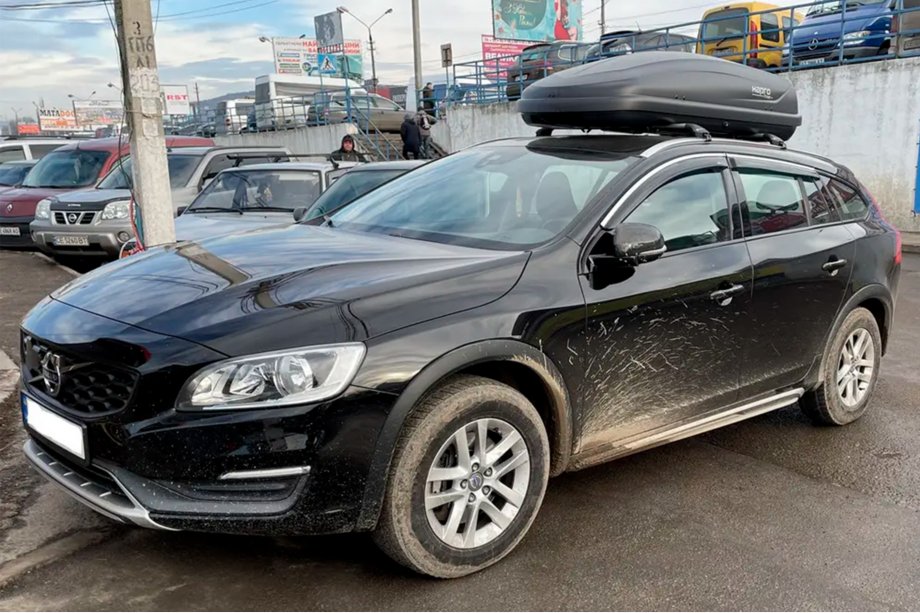 Volvo V60 2011–2018 Vindafvisere med kromliste (4 stk., HIC) Image