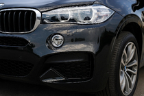 BMW X6 F16 2014–2019 Krom tågelygte-kapper (2 stk.) foto 2