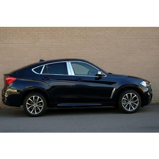 Krom vindueslister sæt (18 stk) BMW X6 F16 2014–2019 foto 1