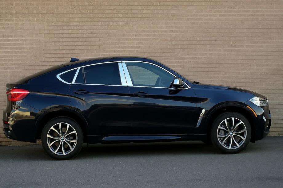 BMW X6 F16 2014–2019 Krom vindueslister sæt (18 stk) Image