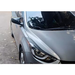 Spejlkåber uden udskæring til blinklys BMW-style (2 stk) Hyundai Elantra (MD/UD) 2011–2015 foto 4