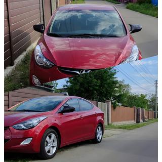 Spejlkåber uden udskæring til blinklys BMW-style (2 stk) Hyundai Elantra (MD/UD) 2011–2015 foto 1
