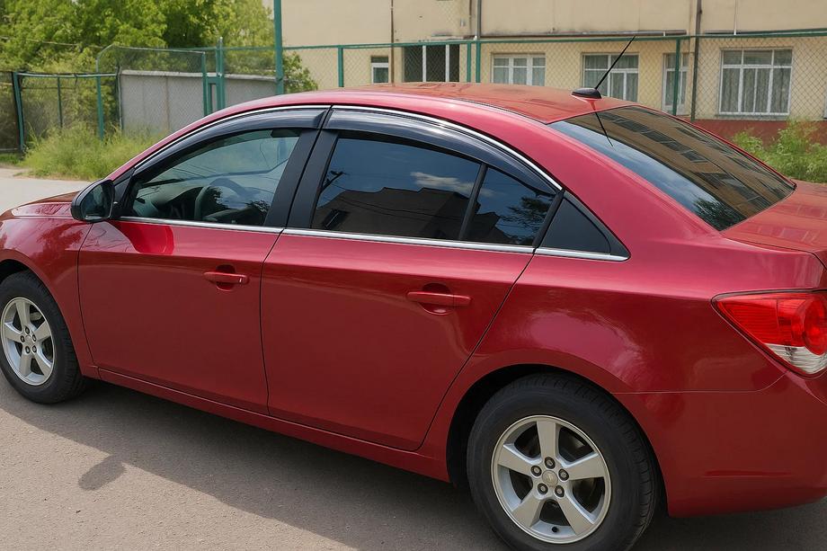 Chevrolet Cruze 2009–2015 Vindafvisere med kromliste SD (4 stk., ABM) Image