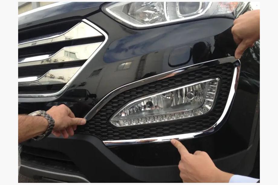 Hyundai Santa Fe 3 2012–2018 Kromrammer til tågelygter (2 stk., ABS) Image