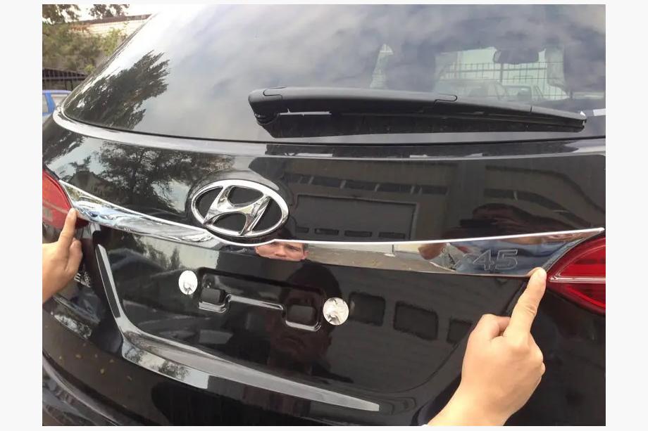 Hyundai Santa Fe 3 2012–2018 Kromliste over nummerpladen Image
