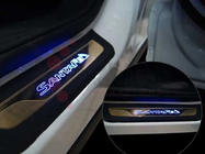 Hyundai Santa Fe 3 2012–2018 Libao LED dørtrinslister (4 stk.) foto 4