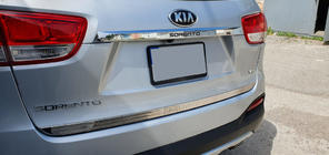 Kia Sorento III UM 2014–2020 Libao pynteliste nederste kant bagklap (rustfrit stål) foto 1