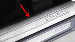 Kia Sorento III UM 2014–2020 Libao dørtrinslister i rustfrit stål (4 stk.) foto 3