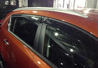 Kia Sportage 2010–2015 Vindafvisere til vinduer med krom (4 stk., Libao) foto 3