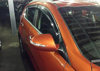 Kia Sportage 2010–2015 Vindafvisere til vinduer med krom (4 stk., Libao) foto 4