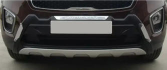 Kia Sorento III UM 2014–2020 Krom beskyttelsesliste til forreste kofanger Libao V1 foto 6