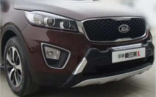 Kia Sorento III UM 2014–2020 Krom beskyttelsesliste til forreste kofanger Libao V1 foto 5