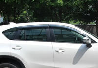 Mazda CX-5 2012–2017 Vindafvisere til vinduer med krom (4 stk., Libao) foto 4