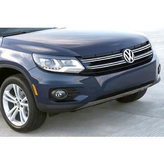 Front kofanger læbespoiler 2007-2010 (rustfrit stål) Volkswagen Tiguan 2007–2016 foto 1