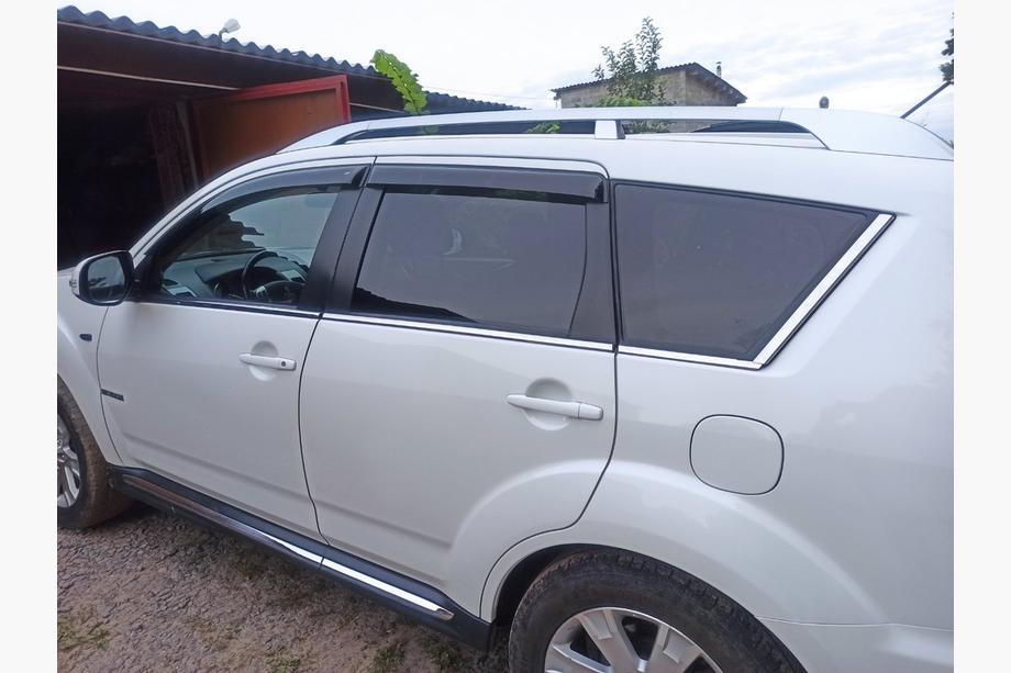 Mitsubishi Outlander 2012–2021 Vindafvisere til vinduer med krom (4 stk., Libao) Image