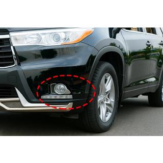 Krom pyntelister til tågelygter Libao (2013-2016 ABS) Toyota Highlander 2013–2019 foto 1