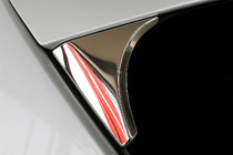 Nissan Qashqai 2014–2021 Dækkapper under spoiler Libao (2 stk., plast) foto 2