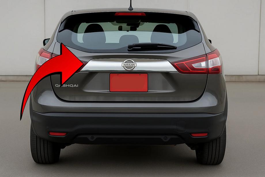 Nissan Qashqai 2014–2021 Liste over nummerplade Libao (plast) Image