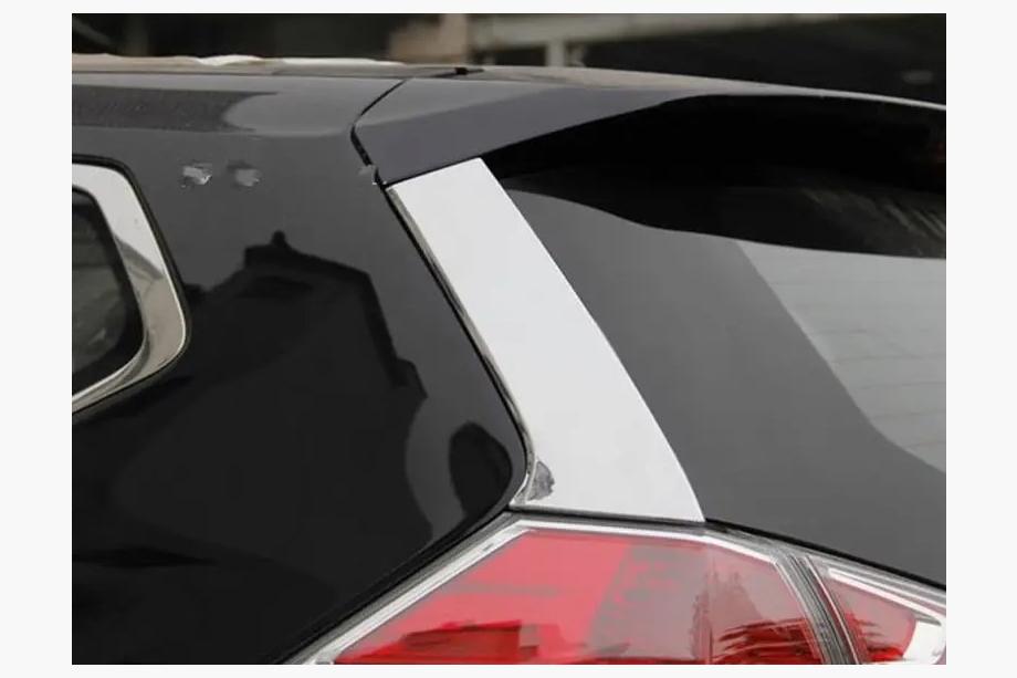 Nissan X-trail T32/Rogue 2014–2021 Krom afdækninger til bagrudestolper Libao (2 stk., plast) Foto 2