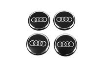 Audi Klistermærker til fælgkapsler 54 mm (4 stk) foto 1