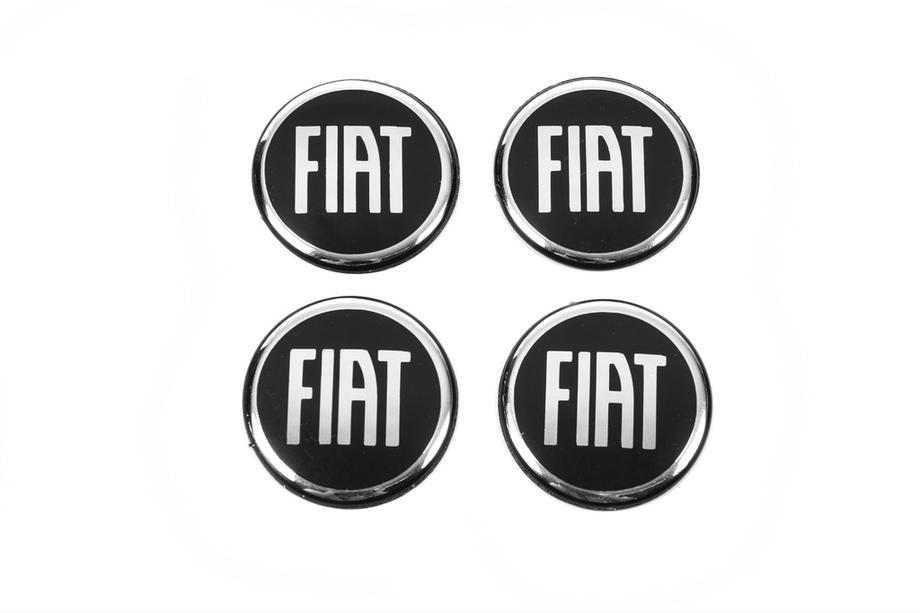 Fiat Klistermærker til fælgkapsler 54 mm (4 stk) Image