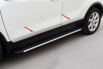 Opel Mokka 2012–2021 Libao dørpanel-lister (4 stk., plast) foto 1