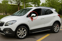 Opel Mokka 2012–2021 Libao krom spejlkapper (2 stk., plast) foto 3