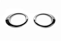 Subaru Forester 2008–2013 Libao 2010-2013 krom tågelygte-rammer (sæt 2 stk., plast) foto 4