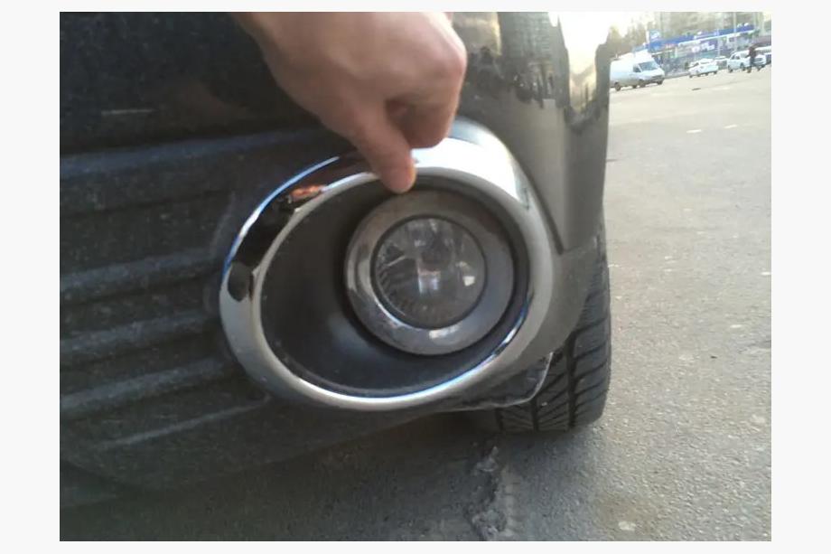 Subaru Forester 2008–2013 Libao 2010-2013 krom tågelygte-rammer (sæt 2 stk., plast) Image