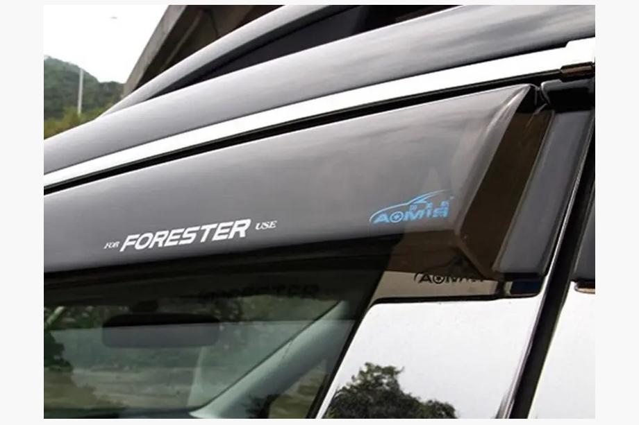 Subaru Forester 2013–2018 Vindafvisere med krom (4 stk., Aomis) Image
