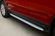 Subaru Outback 2009–2014 OEM V2 sidetrin (sæt med 2, aluminium) foto 1