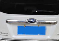Subaru XV 2011–2017 Libao pynteliste over nummerplade (rustfrit stål) foto 1