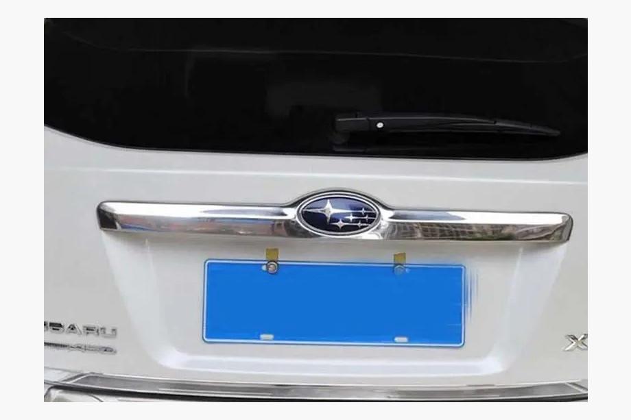 Subaru XV 2011–2017 Libao pynteliste over nummerplade (rustfrit stål) Image