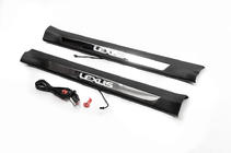 Lexus NX 2014–2021 Dørtrinslister med lys (2 stk., plast) foto 2