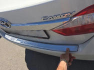 Toyota Camry 2011–2017 Bagkofangerbeskytter Libao (rustfrit stål) foto 1