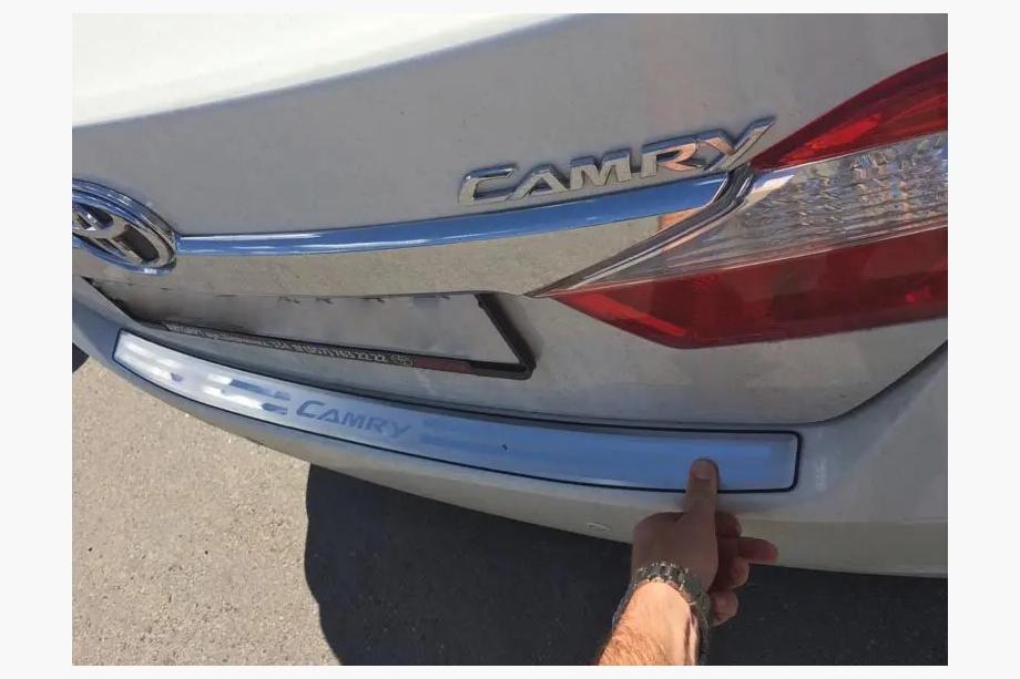 Toyota Camry 2011–2017 Bagkofangerbeskytter Libao (rustfrit stål) Image
