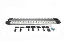 Toyota Rav 4 2006–2013 OEM V1 sidetrin til LONG (2 stk., aluminium) foto 2