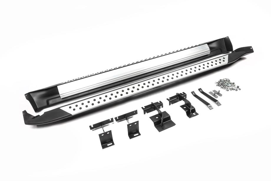 Toyota Rav 4 2006–2013 OEM V2 sidetrin til Long (2 stk., aluminium) Image