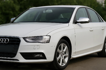 Audi A4 B8 2007–2015 Spejlkapper i rustfrit stål 2010-2015 (2 stk.) foto 3