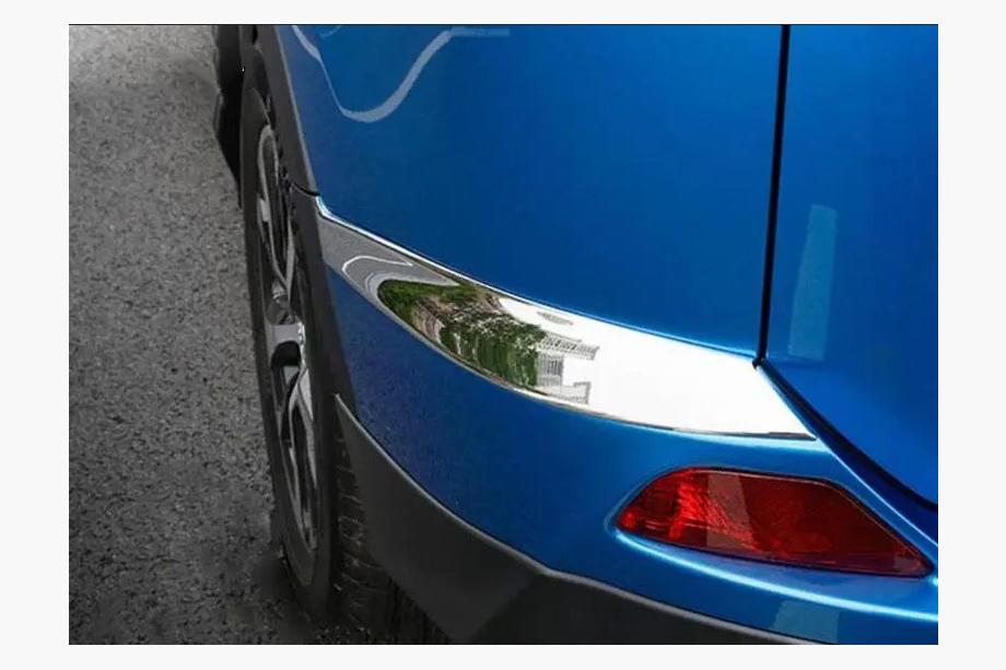Toyota Rav 4 2013–2018 Lister til bagkofanger og bagklap i rustfrit stål Libao 2016-2018 (3 stk.) Foto 3