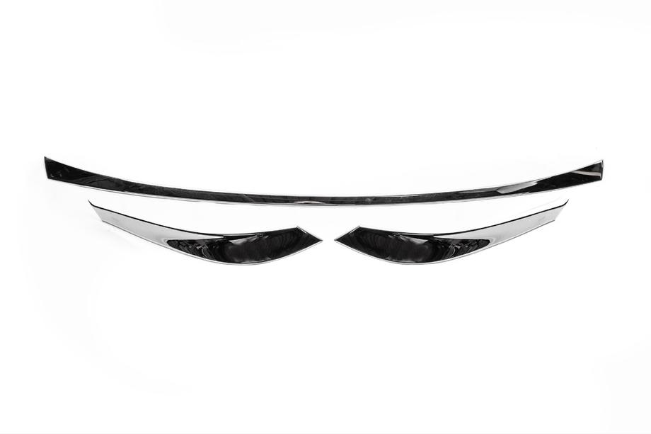 Toyota Rav 4 2013–2018 Lister til bagkofanger og bagklap i rustfrit stål Libao 2016-2018 (3 stk.) Foto 6