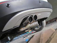 Volkswagen Tiguan 2007–2016 Bagdiffuser 2007-2010 (rustfrit stål) foto 4