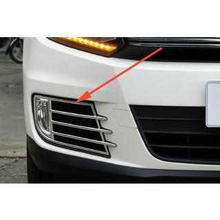 Krom tågelygtecovers Libao 2011-2016 til Азіату (2 stk., plast) Volkswagen Tiguan 2007–2016 foto 1