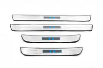 BYD S6 2010–2016 LED dørtrinslister Libao (4 stk., rustfrit stål) foto 2